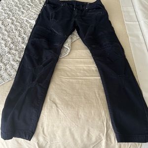 Ax j 27 men’s skinny biker navy jeans .great condition and limited signs of wear